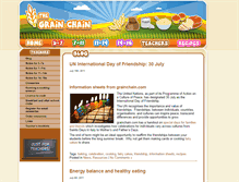 Tablet Screenshot of blog.grainchain.com