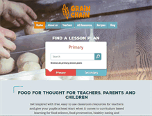 Tablet Screenshot of grainchain.com